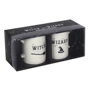 WITCH & WIZARD MUG SET