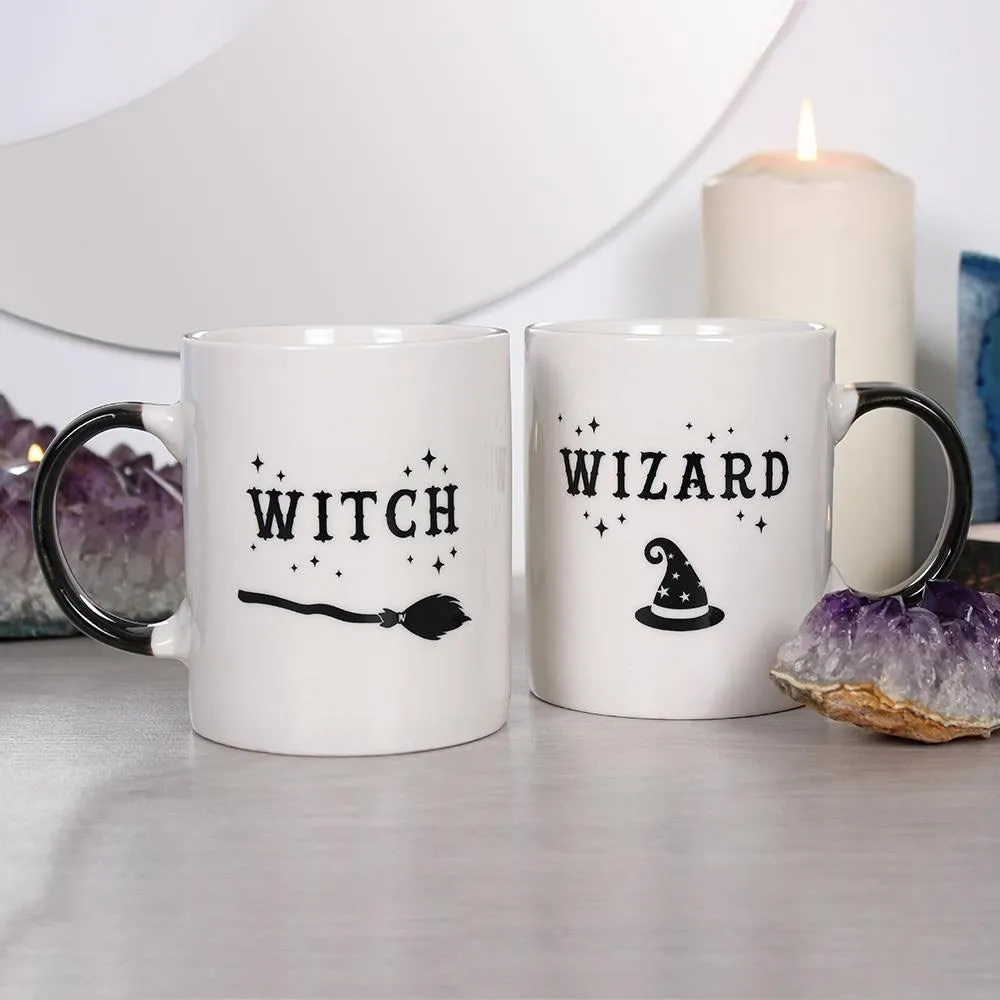 WITCH & WIZARD MUG SET